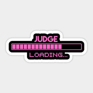 Judge Loading Sticker